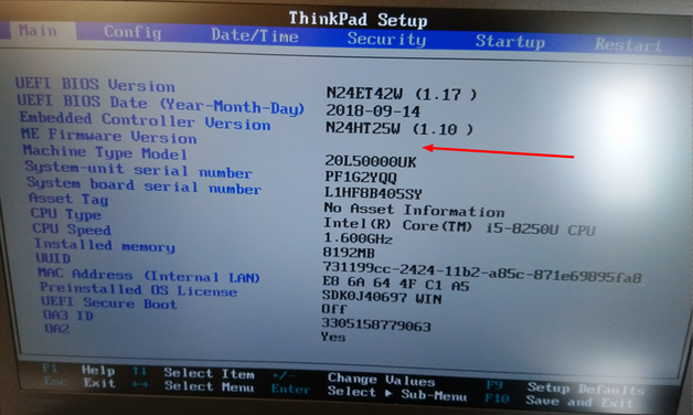 Empty ME Firmware Version in BIOS