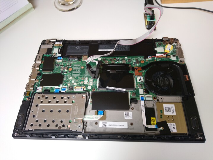 Clip connected to chip